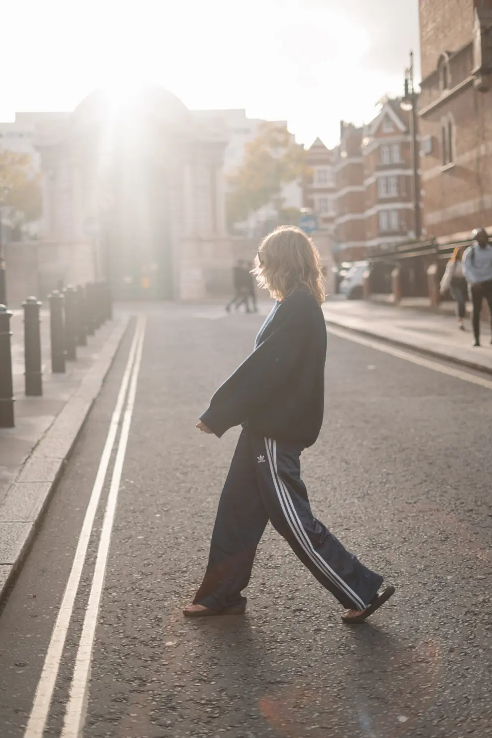 How to style adidas trackpants Over Dress