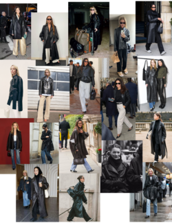 The Leather Edit Over Dress