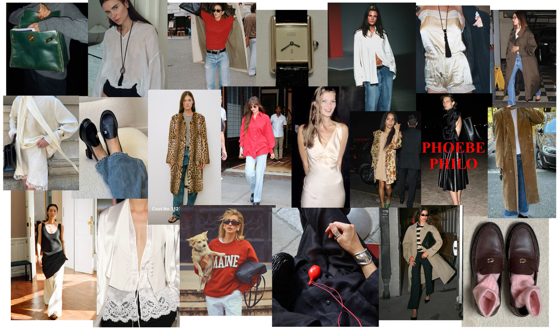 April Moodboard Over Dress