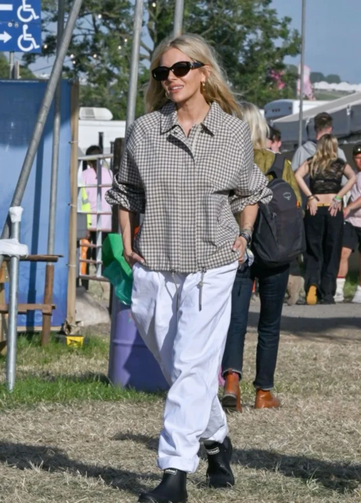 Sienna Miller Glastonbury 2025
