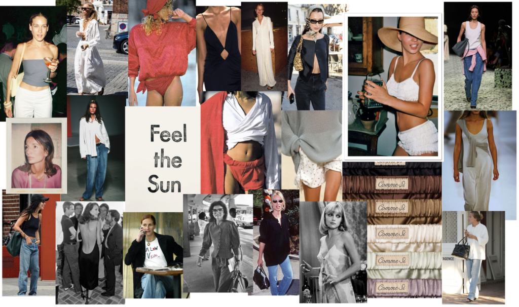 July Moodboard Over Dress