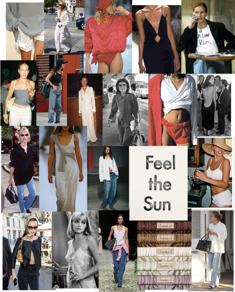July Moodboard Over Dress