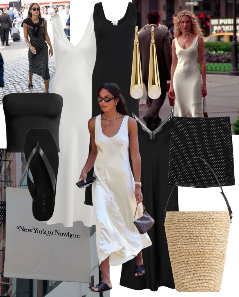 Simple slip dress for summer in the city Over Dress Summer In The City