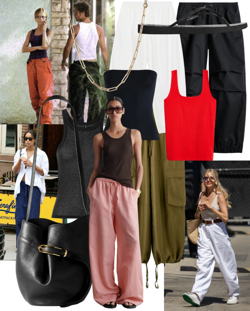 Parachute trouser outfit heatwave outfit Over Dress