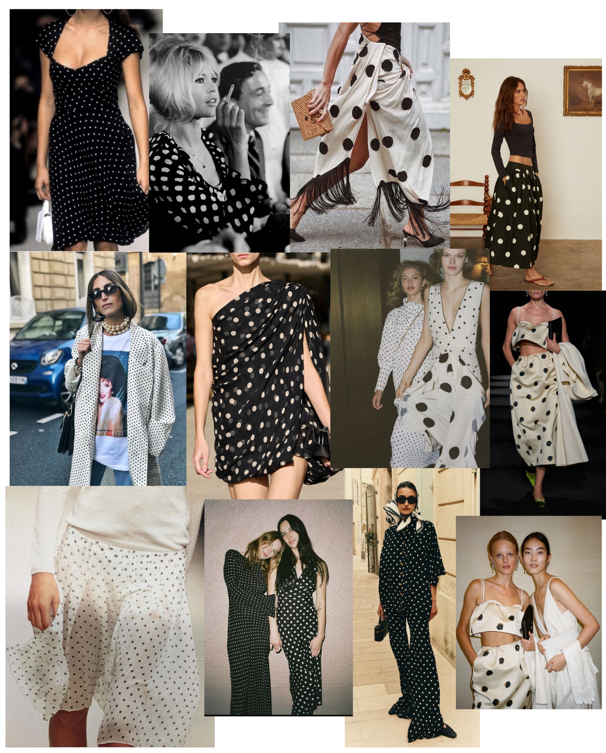 Polka Dot Print Over Dress Emma Rose Thatcher