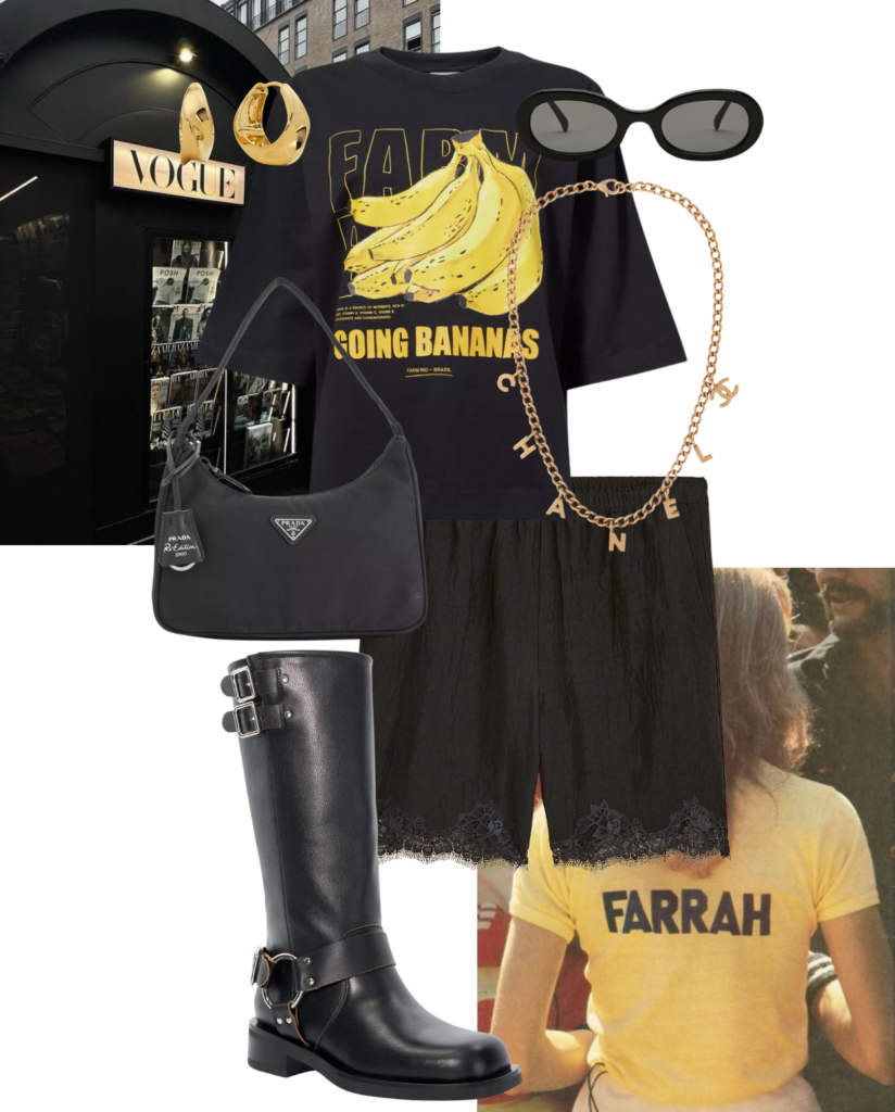 Graphic Tee Over Dress