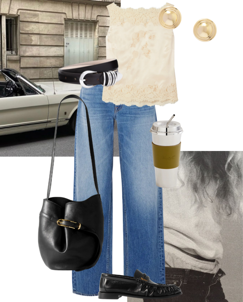 Doen Cream Silk Top netaporter Substack