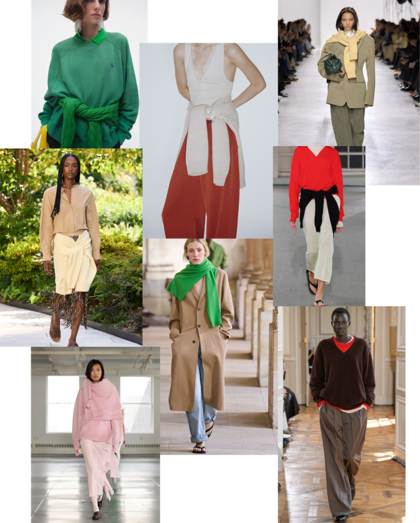 Layering Knitwear Over Dress