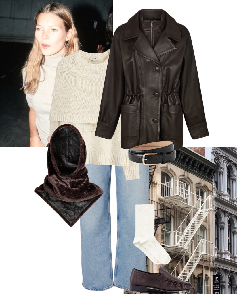 Leather Jacket outfit Over Dress