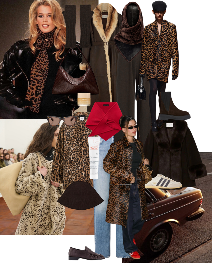 Leopard Print outfit Ideas Over Dress