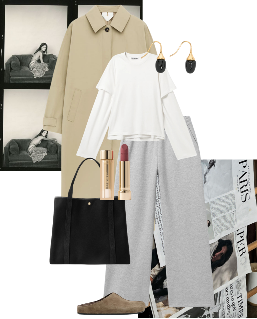 Weekday Joggers Over Dress