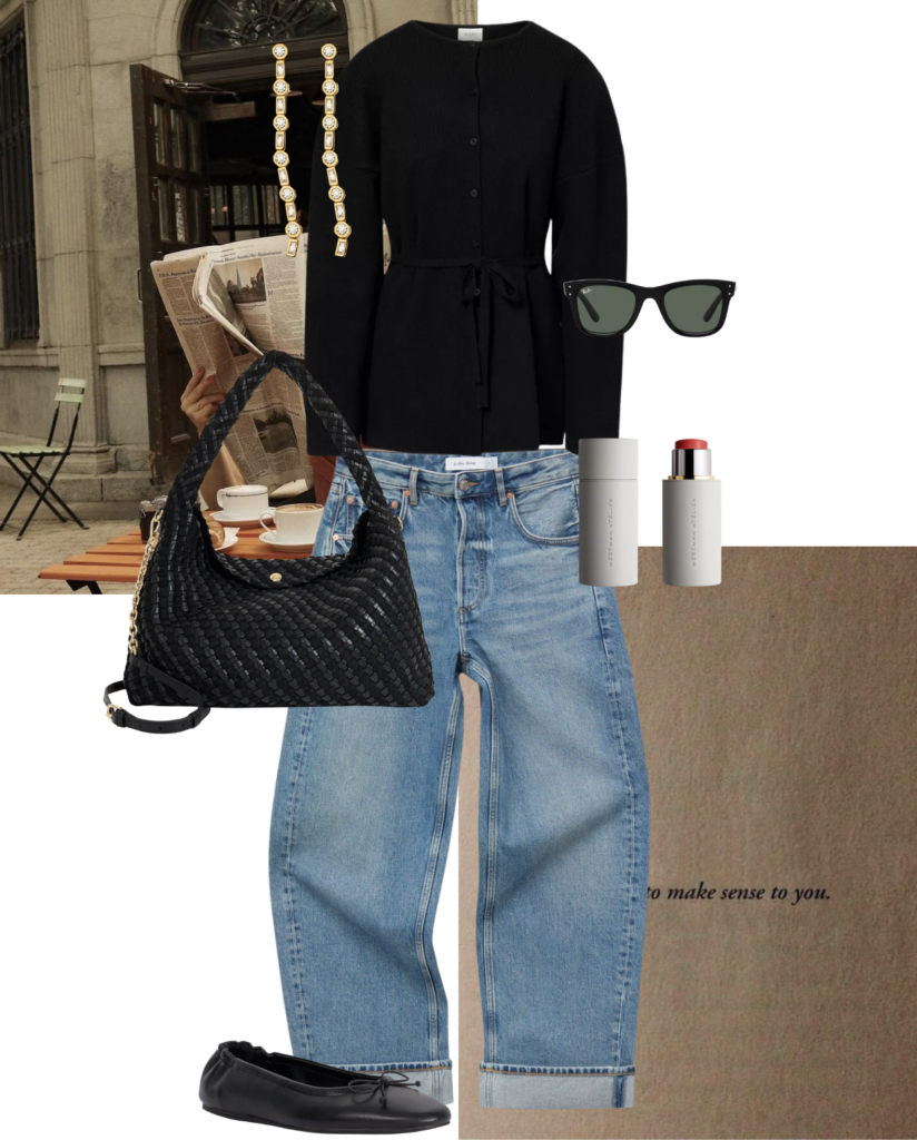 Barrel Leg Jeans Overdress