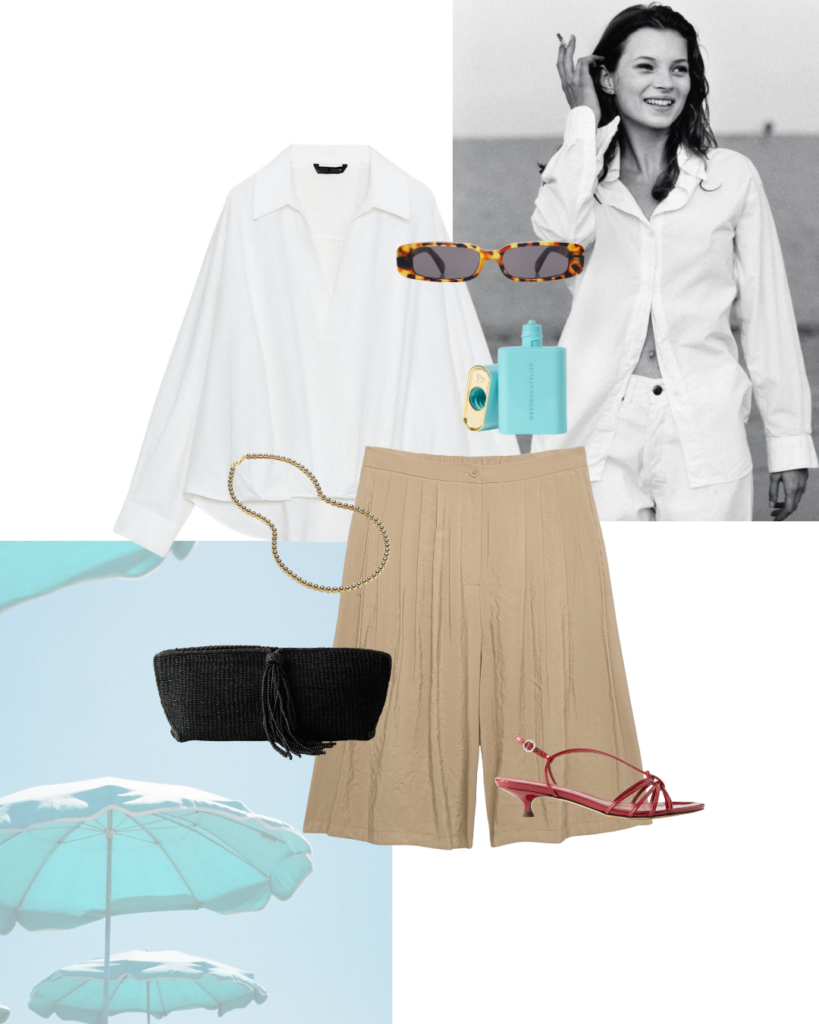Bermuda Shorts Over Dress