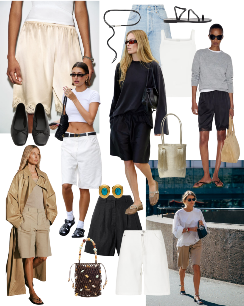 Bermuda shorts edit Over Dress