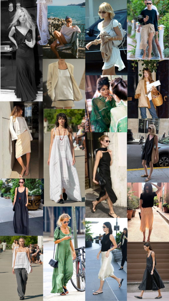 august moodboard over dress